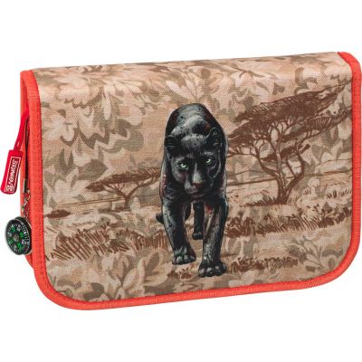 Pencil case Safari World 19,5x13,5x3,5cm, 2flaps