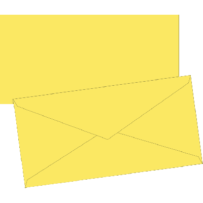 Envelope C65 10pcs yellow, Brunnen