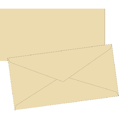 Envelope C65 10pcs chamois, Brunnen