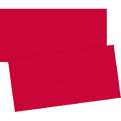 Envelope C65 10pcs red, Brunnen