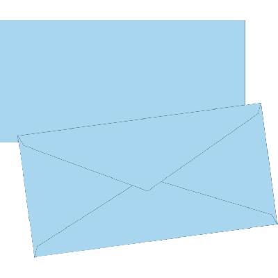 Envelope C65 10pcs light blue, Brunnen