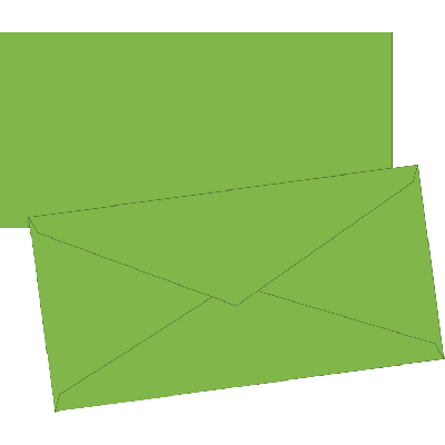 Envelope C65 10pcs light green, Brunnen