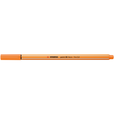 Tindipliiats Stabilo Point 88/054 fineliner 0,4mm, neoonoranž
