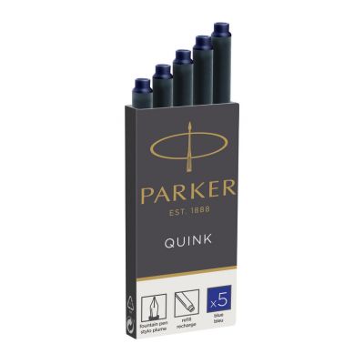 Tindiballoon PARKER Qu, 5tk./pk, sinine sulepeale