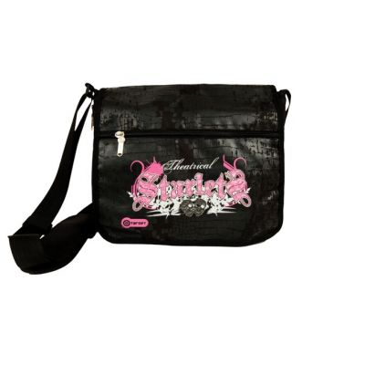 Shoulder bag Target Starlet, black/pink