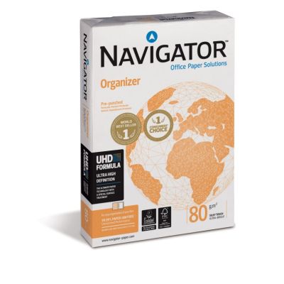 Copy paper A4 80g Navigator Organizer-2-hole 500 sheets / pack