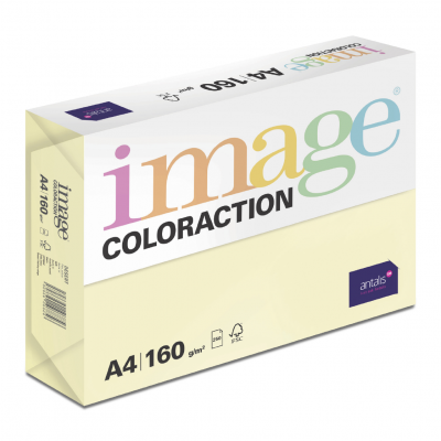 Copy paper A4 160g  Desert/ Pale Yellow 250sh/package
