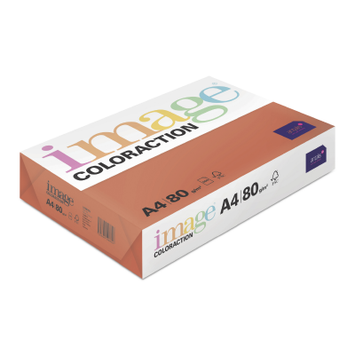 Copy paper A4 80g  London/Dark Red 500sh/package