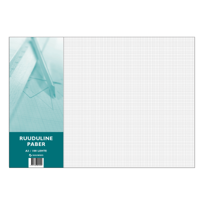 Utility paper A3 5x5grid, 100sheets/pack