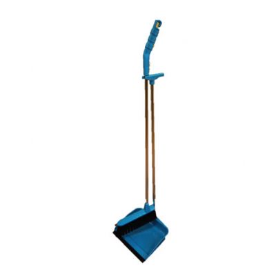 Brush + shovel with long handle MCLEAN (metal)