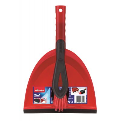 2in1 Short Handle Dustpan + Brush