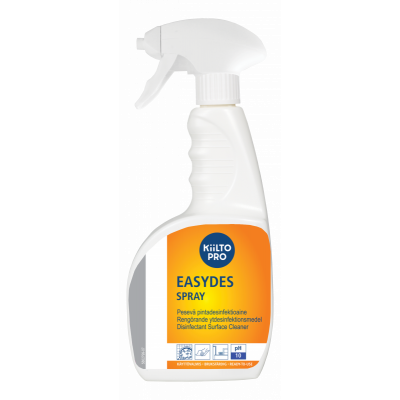 Quick disinfectant for surfaces with KIILTO Easydes Spray 750ml