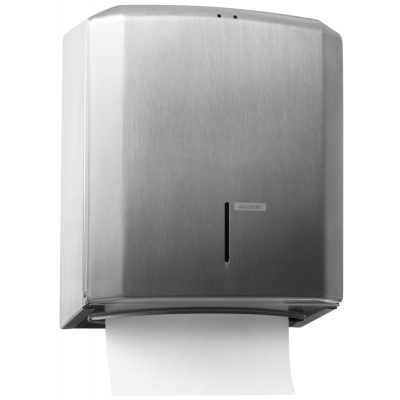 Hand towel dispenser Katrin, stainless steel