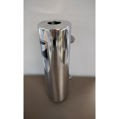 Ashtray MINI 250i / JR 60L with bin integrated / stainless steel