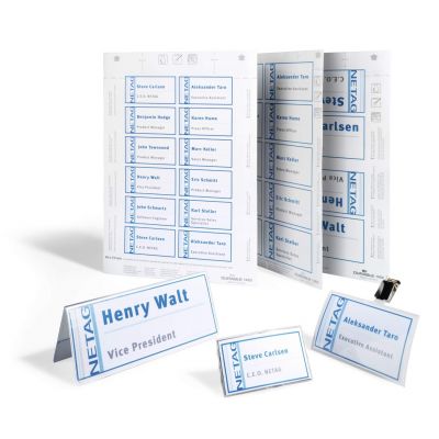 Pack of 20 sheets of Badgemaker inserts