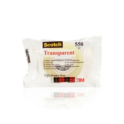 Kleeplint Scotch 550 19mmx33m läbipaistev selge