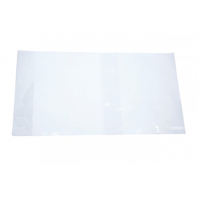 Book cover H250xL550mm, adjustable side, transparent 0,14mm PVC