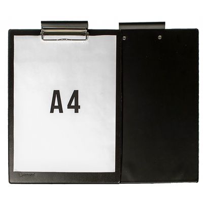 Clipboard A4 black Prolexplast PVC