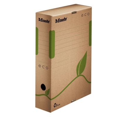 Arhiivikarp A4 8 cm Esselte Eco, 327x233 x80 mm, pruun recycled