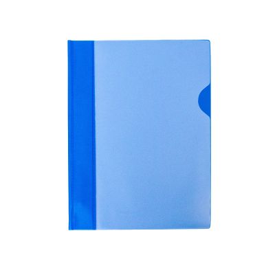 Quick binder A5 gray-blue with white clip