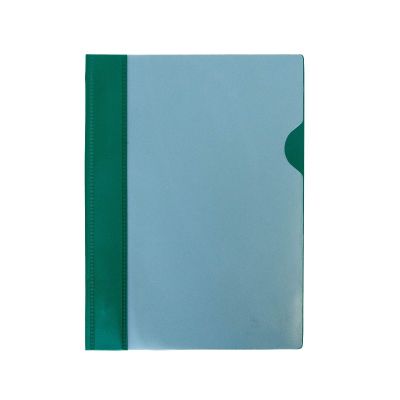 Binder A5 gray-green with white clip