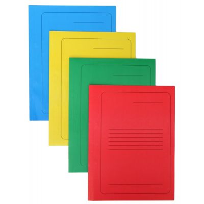 Cardboard binder A4, 300 gsm, printed, yellow, SMLT
