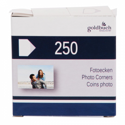 Photo corners Goldbush 250pcs in a pack