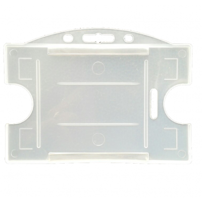 Card holder horizontal, transparent