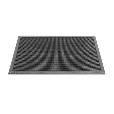 Mud carpet / mat HAMAT Fingertip for yard, black with rubber nails / 15mm, 46x 70cm