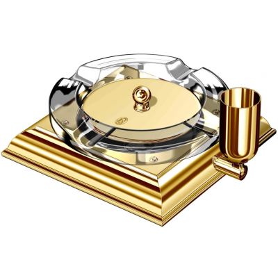 El Casco ashtray M-760L, gold