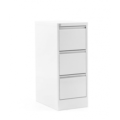 Hanging cover cabinet narrow A4, 3 drawers, K1030x L415x S630mm, 46kg, volume 195 cover / white