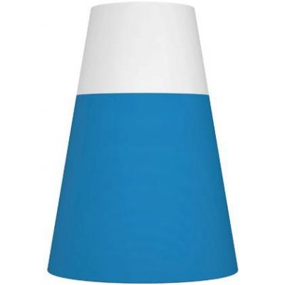 Lamp NLUX Respect floor 40W/E27, h-100..140cm + dome D-22/L-30cm, without bulb/ white-blue