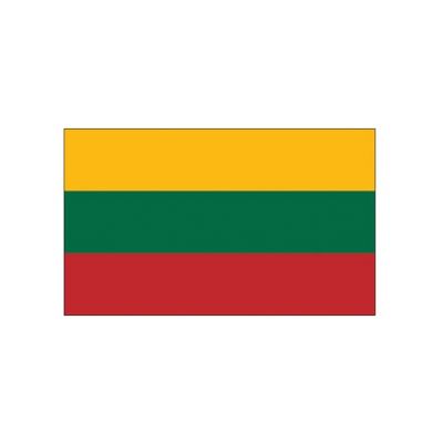 Table flag on a marble base, Lithuania