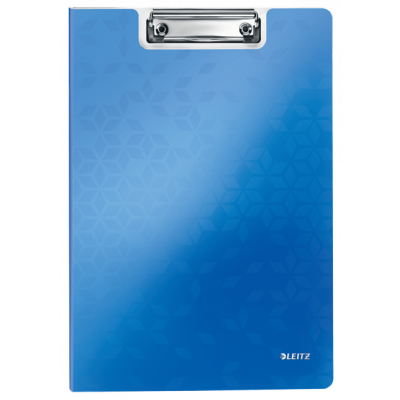 Clipboard with cover A4 Leitz WOW blue
