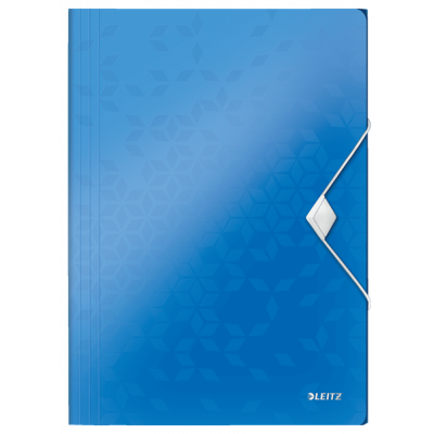 3-Flap Folder Leitz WOW PP A4, Blue