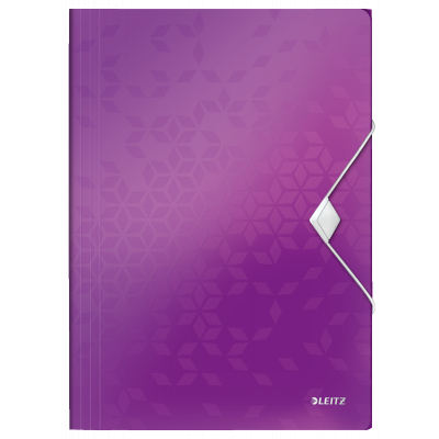 3-Flap Folder Leitz WOW PP A4, Purple