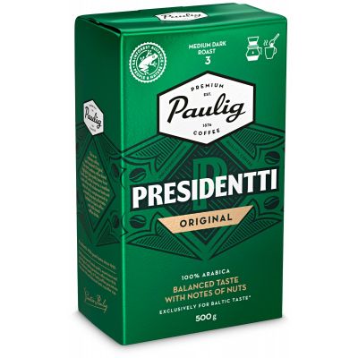 Kohv Paulig Presidentti Original 500g filterkohv