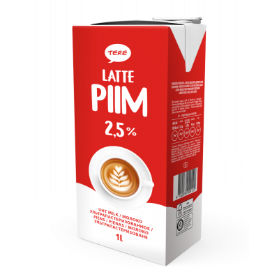 Piim Latte 2,5% 1l, Tere