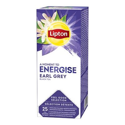 Must tee Lipton Earl Grey 2g* 25tk/pk (fooliumümbrik)