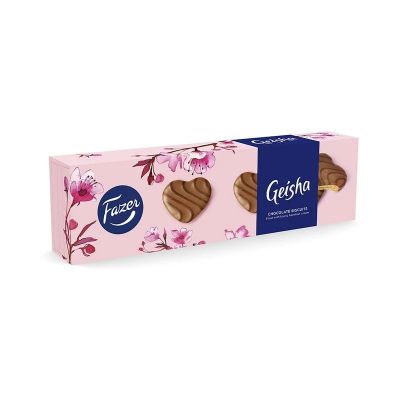 Küpsis Geisha pähklikreemiga (süda) 100g
