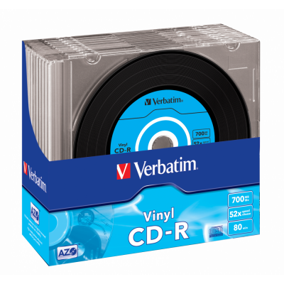 Verbatim CD-R AZO 700MB 52X VINYL SURFACE (10 PACK)