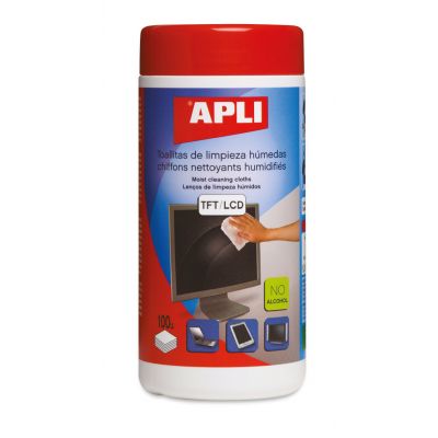 Wet wipes for cleaning screens 100 u.