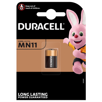 Battery Duracell 6V h16mm diam 10mm - G11A, MN11, GP11A, A11, L1016, CX21A, CA21, E11A, WE11A