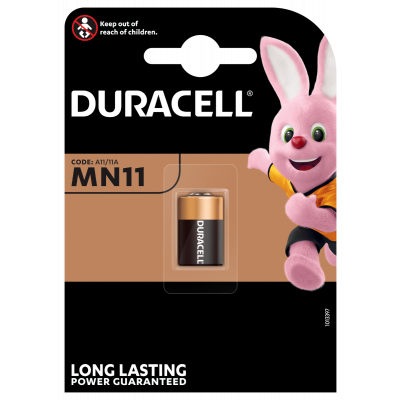 Patarei Duracell 6V h16mm diam 10mm - G11A, MN11, GP11A, A11, L1016, CX21A, CA21, E11A, WE11A