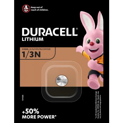 Patarei CR1/3N 3V (CR11108, DL1/3N, 2L76, 1/3N) lithium h10.8mm D11.6mm