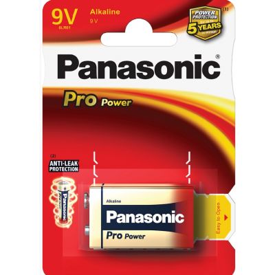 K0024481_1_Patarei_Panasonic_Pro_Power_Gold_9V_6LR61_alkaline_kuni_leelis_Krona_suurema_voolutarbega_seadmetele