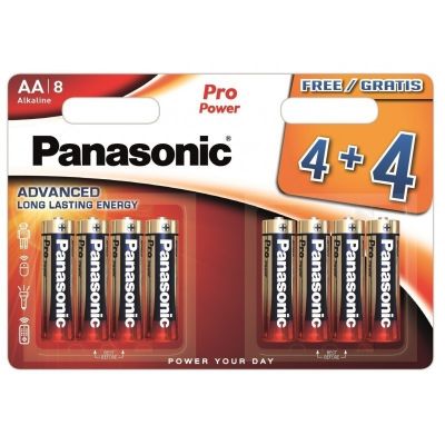 Panasonic Pro Power Gold AA LR6 / 8B batteries (4pcs + 4pcs free)