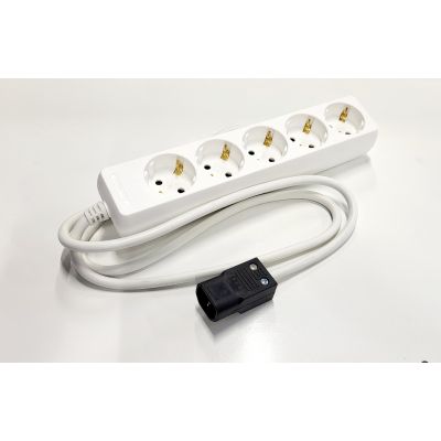 UPS extension cable IEC -> 5x for European socket, 1.5m (fits ups Eaton NV600)