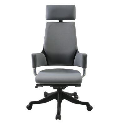 Driver's chair with DELPHI headrest, 09272 / max 120kg / gray fabric + black