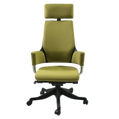 Driver's chair with DELPHI headrest, 09274 / max 120kg / olive green fabric + black